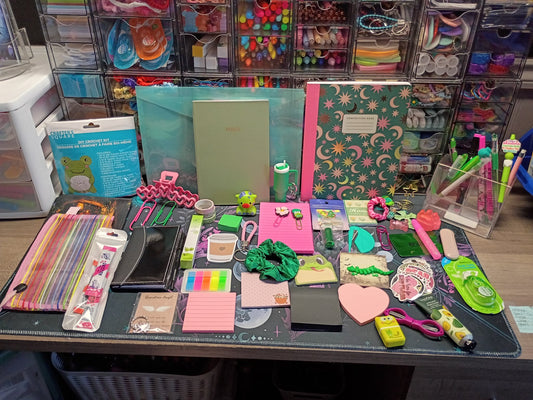 bundle items on a table