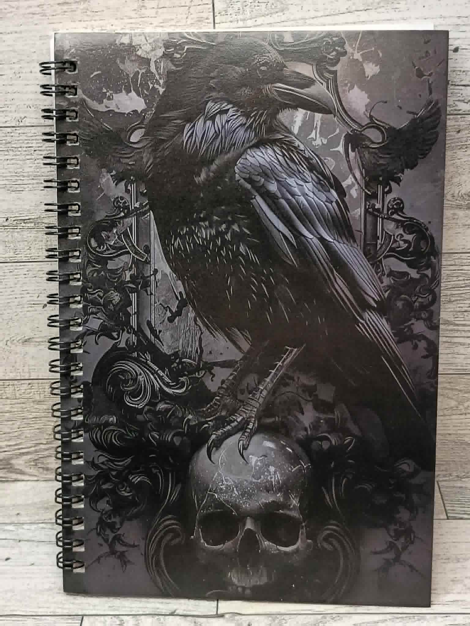 Raven notebook on a desk